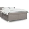 Image de Boxspring met matras stof taupe 180x200 cm3288264