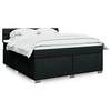 Image de Boxspring met matras stof zwart 180x200 cm3288276