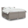 Image de Boxspring met matras stof taupe 200x200 cm3288306