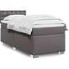 Image de Boxspring met matras kunstleer grijs 80x200 cm3288398