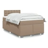 Image de Sommier à lattes de lit avec matelas Cappuccino 120x200 cm 3288419