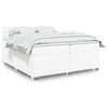 Image de Boxspring met matras kunstleer wit 200x200 cm3288437