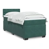 Image de Boxspring met matras fluweel donkergroen 80x200 cm3288477