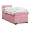 Image de Boxspring met matras fluweel roze 80x200 cm3288479