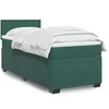 Image de Sommier à lattes de lit avec matelas Vert foncé 90x200 cm, lit, lit à plate-forme, lit à panneaux, meuble de chambre 3288507