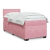 Image de Boxspring met matras fluweel roze 90x200 cm3288509