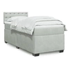Image de Sommier à lattes de lit et matelas Gris clair 90x200 cm Velours 3288510