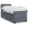 Image de Boxspring met matras fluweel donkergrijs 100x200 cm3288535