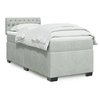Image de Sommier à lattes de lit et matelas Gris clair 100x200cm Velours 3288540