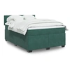 Image de Boxspring met matras fluweel donkergroen 140x200 cm3288627