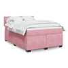 Image de Sommier à lattes de lit avec matelas Rose 140x200 cm Velours 3288629