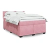 Image de Boxspring met matras fluweel roze 160x200 cm3288659