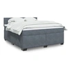 Image de Boxspring met matras fluweel donkergrijs 180x200 cm3288673