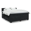 Image de Boxspring met matras fluweel zwart 180x200 cm3288674