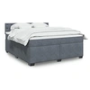 Image de Boxspring met matras fluweel donkergrijs 180x200 cm3288691