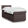 Image de Boxspring met matras stof donkerbruin 80x200 cm3288817
