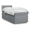 Image de Boxspring met matras stof lichtgrijs 90x190 cm3288828