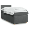 Image de Boxspring met matras stof donkergrijs 90x190 cm3288829