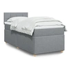 Image de Boxspring met matras stof lichtgrijs 90x190 cm3288835