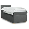 Image de Boxspring met matras stof donkergrijs 90x190 cm3288836