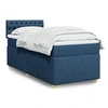 Image de Boxspring met matras stof blauw 90x200 cm3288876