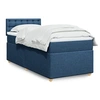Image de Boxspring met matras stof blauw 90x200 cm3288883