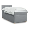 Image de Boxspring met matras stof lichtgrijs 100x200 cm3288891