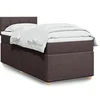 Image de Boxspring met matras stof donkerbruin 100x200 cm3288894