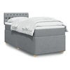 Image de Boxspring met matras stof lichtgrijs 100x200 cm3288898