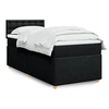 Image de Boxspring met matras stof zwart 100x200 cm3288907