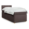 Image de Sommier à lattes de lit avec matelas Marron foncé 100x200 cm 3288908
