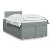Image de Boxspring met matras stof lichtgrijs 120x200 cm3288940