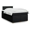Image de Boxspring met matras stof zwart 120x200 cm3288942