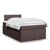Image de Boxspring met matras stof donkerbruin 120x200 cm3288943