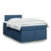 Image de Boxspring met matras stof blauw 120x200 cm3288953