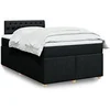 Image de Boxspring met matras stof zwart 120x200 cm3288956