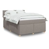 Image de Boxspring met matras stof taupe 140x190 cm3288972