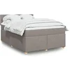 Image de Boxspring met matras stof taupe 140x200 cm3289007
