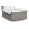 Image de Boxspring met matras stof taupe 140x200 cm3289014