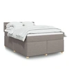 Image de Boxspring met matras stof taupe 140x200 cm3289021