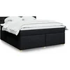 Image de Boxspring met matras stof zwart 180x200 cm3289075