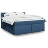 Image de Boxspring met matras stof blauw 180x200 cm3289079
