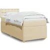 Image de Boxspring met matras stof cràmekleurig 80x200 cm3289602