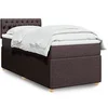 Image de Boxspring met matras stof donkerbruin 90x200 cm3289649