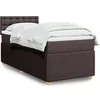 Image de Boxspring met matras stof donkerbruin 90x200 cm3289656