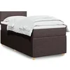 Image de Boxspring met matras stof donkerbruin 100x200 cm3289663