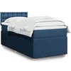 Image de Boxspring met matras stof blauw 100x200 cm3289687