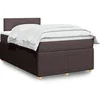 Image de Boxspring met matras stof donkerbruin 120x200 cm3289719