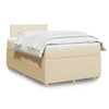 Image de Boxspring met matras stof cràmekleurig 120x200 cm3289728