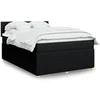 Image de Boxspring met matras stof zwart 140x200 cm3289774
